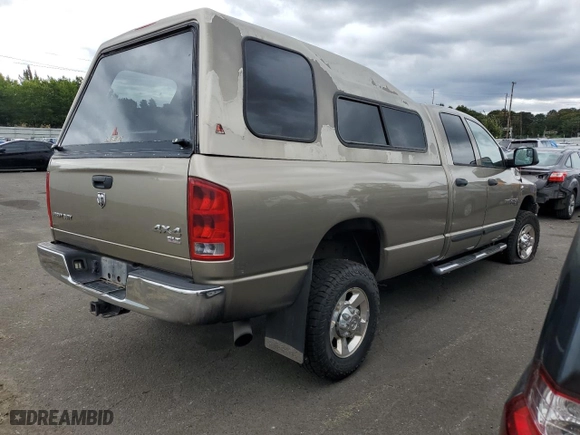2006 Dodge Ram 2500 SLT with VIN 1D7KS28C66J133092, listed as a Copart auction lot 70456874 with 118,218 mi miles and Salvage Title. Bid and sale history available at carsss.com. Image 3.