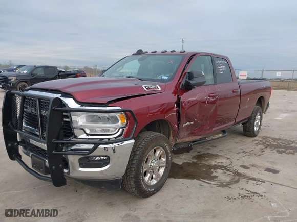 2021 Ram 2500 Big Horn with VIN 3C6UR5JL2MG649918, listed as a IAAI auction lot 41282327 with 75,709 mi miles. Bid and sale history available at carsss.com. Image 17.