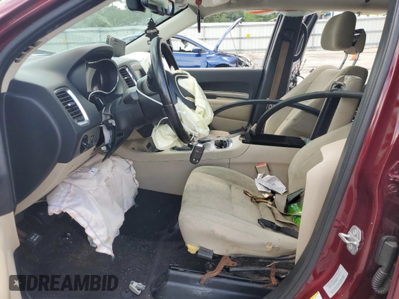 2016 Dodge Durango SXT with VIN 1C4RDHAG0GC466736, listed as a Copart auction lot 59437525 with 221,856 mi miles and Salvage title. Bid and sale history available at DreamBid. Image 7.