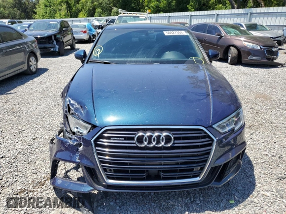 2017 Audi A3 Sedan Premium Plus with VIN WAUJ8GFF4H1067687, listed as a Copart auction lot 50927364 with 61,292 mi miles. Bid and sale history available at carsss.com. Image 5.