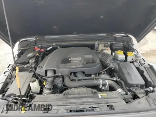 2020 Jeep Wrangler Unlimited Sahara with VIN 1C4HJXEM1LW202755, listed as a Copart auction lot 71248044 with 76,730 mi miles and Salvage Title. Bid and sale history available at carsss.com. Image 14.