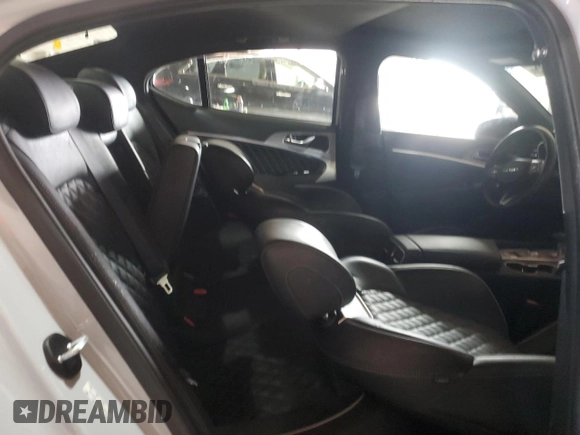 2019 Genesis G70 3.3T Advanced with VIN KMTG34LE8KU042482, listed as a Copart auction lot 45921005 with 0 mi miles and Salvage Title. Bid and sale history available at carsss.com. Image 10.