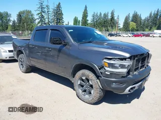 2021 Ram 1500 Rebel with VIN 1C6SRFLT4MN508768, listed as a IAAI auction lot 42170493 with 60,440 mi miles and . Bid and sale history available at DreamBid. Image 1.