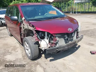 2012 Toyota Sienna with VIN 5TDZK3DC2CS193258, listed as a IAAI auction lot 42550843 with 158,761 mi miles and . Bid and sale history available at DreamBid. Image 6.