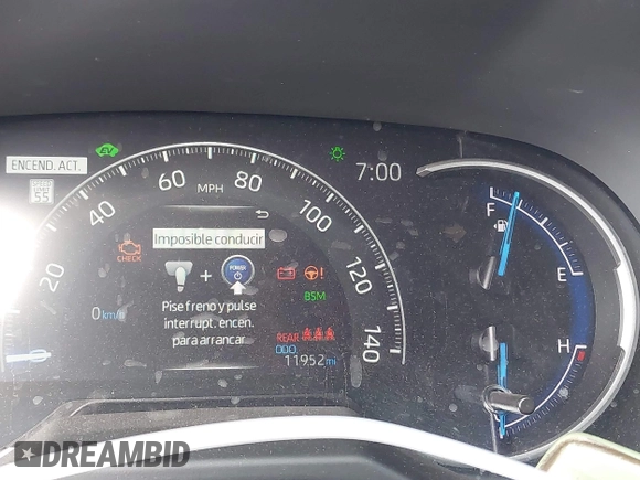 2024 Toyota RAV4 Hybrid SE with VIN 4T3T6RFV7RU161067, listed as a IAAI auction lot 41942992 with 11,952 mi miles and . Bid and sale history available at DreamBid. Image 15.