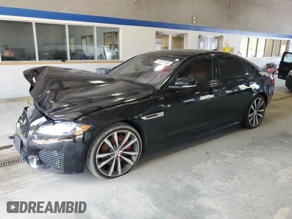 2016 Jaguar XF S with VIN SAJBM4BV0GCY13717, listed as a Copart auction lot 70385854 with 82,592 mi miles and Salvage Title. Bid and sale history available at carsss.com. Image 1.