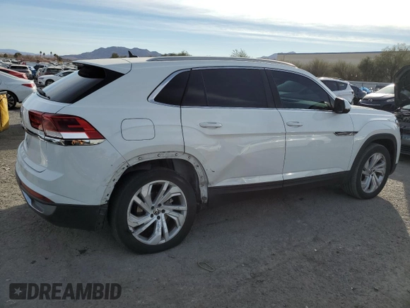 2021 Volkswagen Atlas SEL with VIN 1V2EE2CA2MC211159, listed as a Copart auction lot 87508525 with 44,127 mi miles and Salvage title. Bid and sale history available at DreamBid. Image 3.