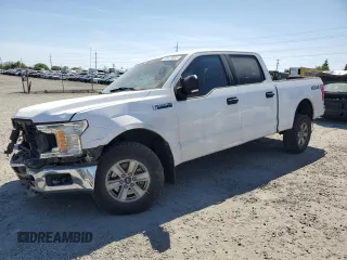 2018 Ford F-150 XL with VIN 1FTFW1EG6JKE41335, listed as a Copart auction lot 53473855 with 138,113 mi miles and Salvage title. Bid and sale history available at DreamBid. Image 1.