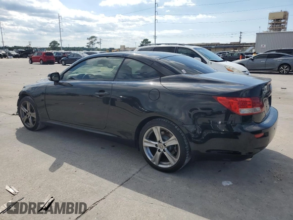2013 Lexus IS 250 C with VIN JTHFF2C25D2527638, listed as a Copart auction lot 55654335 with 98,127 mi miles and Salvage title. Bid and sale history available at DreamBid. Image 2.