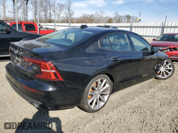 2019 Volvo S60 Momentum with VIN 7JRA22TK4KG004510, listed as a Copart auction lot 41508524 with 27,749 mi miles. Bid and sale history available at carsss.com. Image 3.