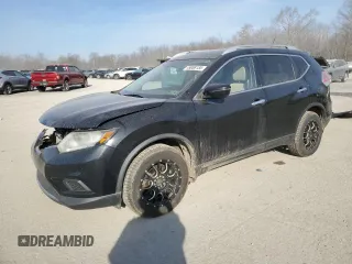 2016 Nissan Rogue S z VIN KNMAT2MV5GP596219, wystawiony jako Copart lot #49068155 z przebiegiem 114 217 mil mil oraz Szkoda całkowita • Salvage title. Historia ofert i sprzedaży dostępna na DreamBid. Obrazek 1.