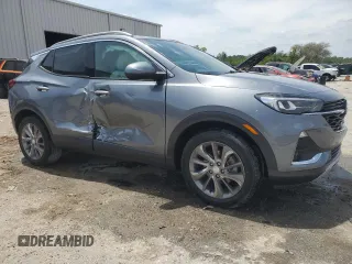 2022 Buick Encore GX Essence with VIN KL4MMFSL9NB069985, listed as a Copart auction lot 53942555 with 16,273 mi miles and Salvage title. Bid and sale history available at DreamBid. Image 4.
