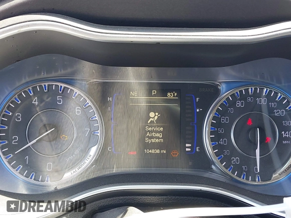 2016 Chrysler 200 Limited with VIN 1C3CCCAB9GN171174, listed as a IAAI auction lot 41836063 with 104,838 mi miles. Bid and sale history available at carsss.com. Image 7.