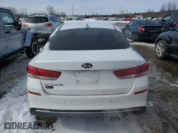 2020 Kia Optima LX with VIN 5XXGT4L3XLG434609, listed as a Copart auction lot 45548425 with 66,889 mi miles and Salvage Title. Bid and sale history available at carsss.com. Image 6.
