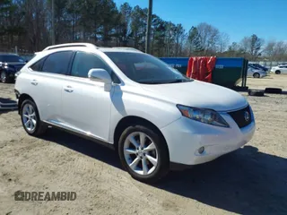 2012 Lexus RX with VIN 2T2ZK1BA3CC073186, listed as a IAAI auction lot 41681574 with 110,000 mi miles. Bid and sale history available at carsss.com. Image 1.