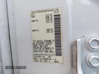 2012 Nissan Maxima S с VIN 1N4AA5AP9CC815123, выставлен на аукционе IAAI как лот 42313175 с пробегом 123 460 миль миль и . История ставок и продаж доступна на DreamBid. Изображение 9.