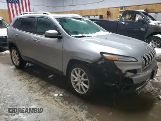 2016 Jeep Cherokee Limited with VIN 1C4PJLDB3GW216490, listed as a Copart auction lot 42949905 with 171,626 mi miles and Salvage Title. Bid and sale history available at carsss.com. Image 4.