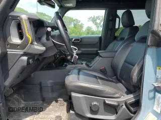 2022 Ford Bronco with VIN 1FMEE5DH7NLB89588, listed as a Copart auction lot 59777455 with 25,323 mi miles and Salvage title. Bid and sale history available at DreamBid. Image 7.