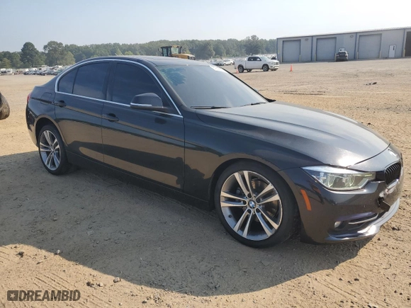 2017 BMW 3 Series 330i with VIN WBA8B9G55HNU50581, listed as a Copart auction lot 67605504 with 123,106 mi miles and Salvage Title. Bid and sale history available at carsss.com. Image 4.