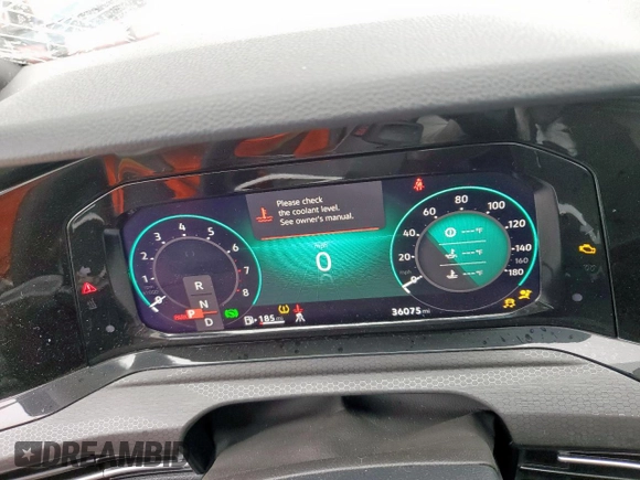 2024 Volkswagen GTI SE с VIN WVWRA7CD3RW149508, выставлен на аукционе Copart как лот 55264495 с пробегом 36 075 миль миль и Списание • Salvage title. История ставок и продаж доступна на DreamBid. Изображение 9.