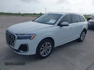 2025 Audi Q7 Premium with VIN WA1ACBF75SD019631, listed as a IAAI auction lot 42309555 with 7,435 mi miles and . Bid and sale history available at DreamBid. Image 20.