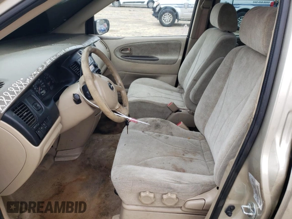 2002 Mazda MPV LX with VIN JM3LW28J120310009, listed as a Copart auction lot 51272115 with 98,847 mi miles and Salvage title. Bid and sale history available at DreamBid. Image 7.