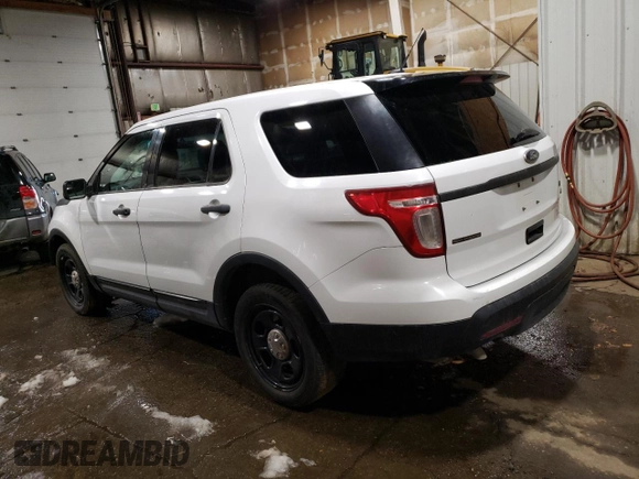 2015 Ford Utility Police Interceptor with VIN 1FM5K8AR8FGC29940, listed as a Copart auction lot 76601714 with 83,536 mi miles and Salvage Title. Bid and sale history available at carsss.com. Image 2.