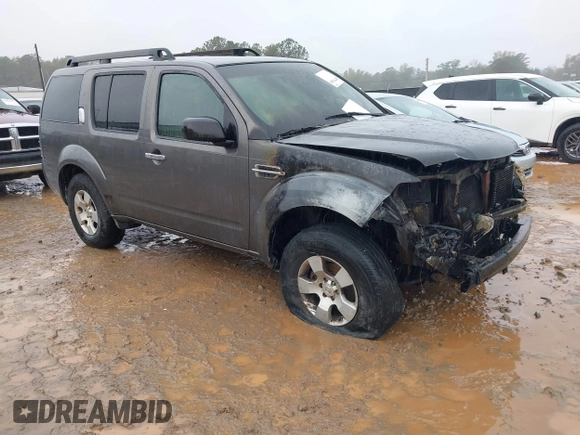 2008 Nissan Pathfinder SE with VIN 5N1AR18U68C667264, listed as a IAAI auction lot 40797046 with 1 mi miles. Bid and sale history available at carsss.com. Image 1.