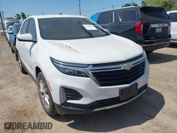 2023 Chevrolet Equinox LT z VIN 3GNAXKEG2PS134178, wystawiony jako IAAI lot #42066160 z przebiegiem 57 290 mil mil oraz . Historia ofert i sprzedaży dostępna na DreamBid. Obrazek 1.