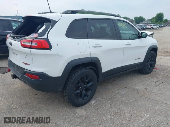 2017 Jeep Cherokee Trailhawk с VIN 1C4PJMBS9HW551666, выставлен на аукционе IAAI как лот 42429841 с пробегом 146 632 миль миль и . История ставок и продаж доступна на DreamBid. Изображение 4.