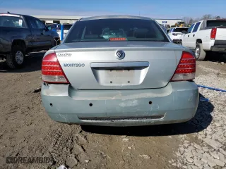2006 Mercury Montego Luxury with VIN 1MEFM40186G601329, listed as a Copart auction lot 72769904 with 210,056 mi miles and Salvage Title. Bid and sale history available at carsss.com. Image 6.