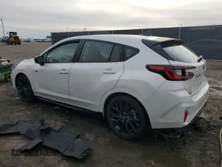 2024 Subaru Impreza RS with VIN JF1GUHHC5R8321455, listed as a Copart auction lot 80346334 with 7,559 mi miles and Non Repairable. Bid and sale history available at carsss.com. Image 2.