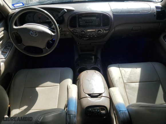 2004 Toyota Sequoia SR5 with VIN 5TDZT34A34S233800, listed as a Copart auction lot 46986385 with 236,549 mi miles and Salvage Title. Bid and sale history available at carsss.com. Image 8.