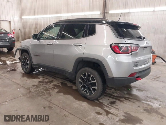 2019 Jeep Compass Trailhawk with VIN 3C4NJDDB8KT667863, listed as a IAAI auction lot 41944001 with 80,635 mi miles and . Bid and sale history available at DreamBid. Image 3.