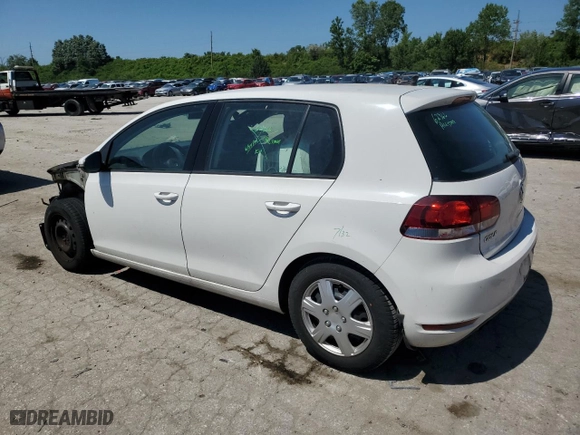 2014 Volkswagen Golf TDI w/Sunroof & Nav with VIN WVWDM7AJ5EW011506, listed as a Copart auction lot 61379074 with 97,701 mi miles and Salvage Title. Bid and sale history available at carsss.com. Image 2.
