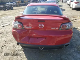 2004 Mazda RX-8 with VIN JM1FE173640127536, listed as a Copart auction lot 45384075 with 107,394 mi miles and Salvage Title. Bid and sale history available at carsss.com. Image 6.