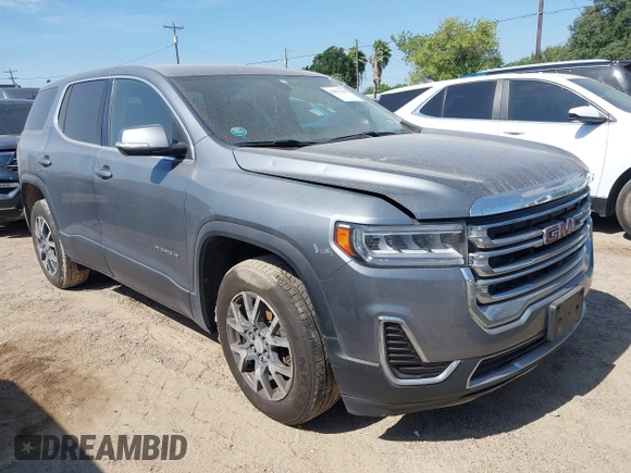 2020 GMC Acadia SLE with VIN 1GKKNKLA0LZ238025, listed as a IAAI auction lot 42031425 with 76,335 mi miles and . Bid and sale history available at DreamBid. Image 1.
