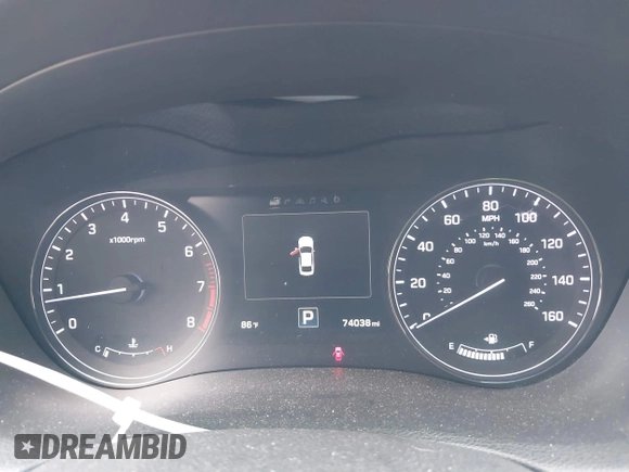 2015 Hyundai Genesis 5.0L with VIN KMHGN4JF1FU096051, listed as a IAAI auction lot 41771204 with 74,038 mi miles. Bid and sale history available at carsss.com. Image 7.
