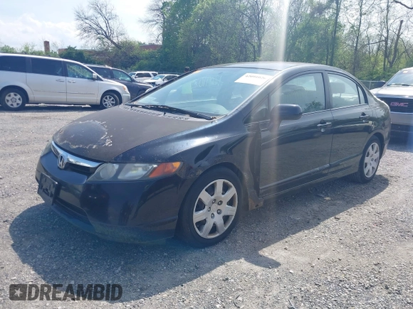 2008 Honda Civic LX with VIN 2HGFA16578H302538, listed as a IAAI auction lot 42091026 with 170,050 mi miles and . Bid and sale history available at DreamBid. Image 2.