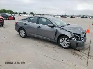 2024 Nissan Sentra S with VIN 3N1AB8BV5RY278923, listed as a Copart auction lot 58967085 with 74,105 mi miles and Salvage title. Bid and sale history available at DreamBid. Image 4.