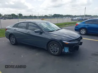 2024 Hyundai Elantra SEL with VIN KMHLM4DG6RU802179, listed as a IAAI auction lot 42432744 with 8,978 mi miles and . Bid and sale history available at DreamBid. Image 1.