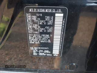 2019 Infiniti QX80 LUXE with VIN JN8AZ2NE2K9229471, listed as a IAAI auction lot 41927848 with Not Provided miles. Bid and sale history available at carsss.com. Image 9.