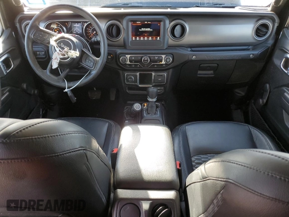 2022 Jeep Wrangler Unlimited Sport with VIN 1C4HJXDG4NW206622, listed as a Copart auction lot 47971005 with 62,240 mi miles and Salvage Title. Bid and sale history available at DreamBid. Image 8.