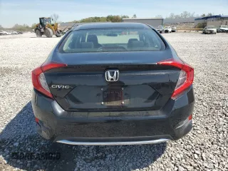2019 Honda Civic LX with VIN 19XFC2F61KE011429, listed as a Copart auction lot 50883145 with 45,342 mi miles and Salvage Title. Bid and sale history available at DreamBid. Image 6.