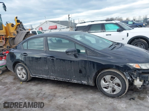 2015 Honda Civic LX with VIN 2HGFB2F50FH502578, listed as a IAAI auction lot 41417830 with 183,137 mi miles and . Bid and sale history available at DreamBid. Image 13.