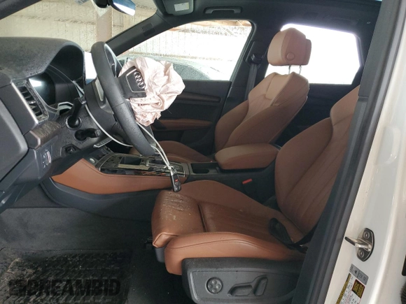 2024 Audi Q5 S line Premium Plus with VIN WA1EAAFY4R2023038, listed as a Copart auction lot 50983625 with 25,634 mi miles and Salvage title. Bid and sale history available at DreamBid. Image 7.