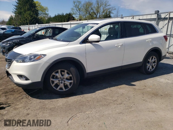 2014 Mazda CX-9 Touring with VIN JM3TB3CV1E0435396, listed as a Copart auction lot 52574695 with 150,478 mi miles and Salvage Title. Bid and sale history available at carsss.com. Image 1.
