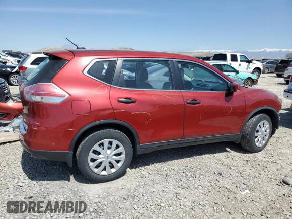 2016 Nissan Rogue SV with VIN KNMAT2MV7GP607804, listed as a Copart auction lot 53839325 with 152,371 mi miles and Salvage Title. Bid and sale history available at DreamBid. Image 3.
