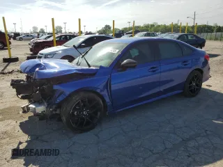 2023 Honda Civic Sport with VIN 2HGFE2F55PH551090, listed as a Copart auction lot 56994745 with Not provided miles and Salvage title. Bid and sale history available at DreamBid. Image 1.