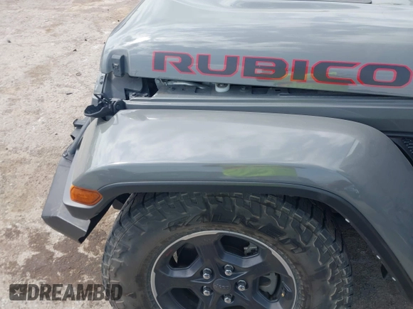 2021 Jeep Gladiator Rubicon with VIN 1C6JJTBG8ML619972, listed as a IAAI auction lot 42057805 with 37,875 mi miles and . Bid and sale history available at DreamBid. Image 6.